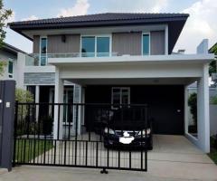 ขายบ้านเดี่ยว 52.5 ตรว. ใกล้รถไฟฟ้า airport link, มอร์เตอร์เวย์