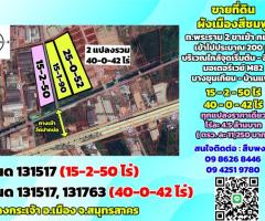 ที่ดินสีชมพู พระรามสอง บางกระเจ้า 40-0-42 และ 15-2-50 ไร่