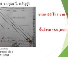 ขายที่ดินแปลงใหญ่ ทำเลศักยภาพสูง ธัญบุรี  คลอง 6 จ.ปทุมธานี